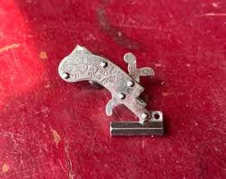 Vintage Chadwick Japanese Silver Tone Bunny Derringer Pistol Cap Gun Tie Bar Clip - Etsy