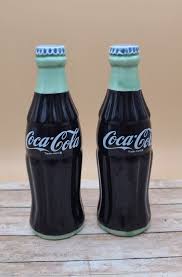 Vintage Coca Cola Bottle Salt and Pepper Shakers - Etsy