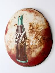 vintage Coca-Cola button sign – 86 Vintage