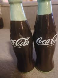 Vtg Ceramic Coca-Cola Salt & Pepper Shakers 5.5" | eBay