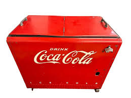 Sold at Auction: 1950's Drink Coca-Cola Beverage Cooler Ice Box