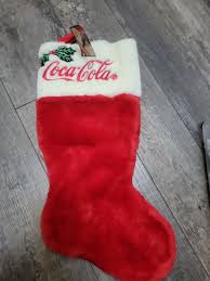Vintage 1998 Plush Coca Cola Christmas Stocking | eBay