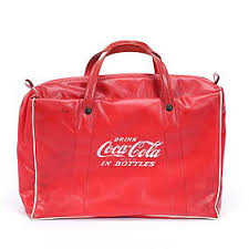 1950's Coca Cola Red Vinyl Cooler With Opener