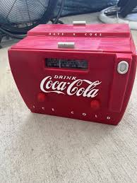 Old-Tyme Coca Cola Cooler Radio Cassette In Box Vtg 1988 ...