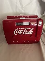 1980's COCA-COLA COOLER AM-FM RADIO / CASSETTE PLAYER STILL ...