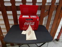 Vintage 1988 Coca-cola Cooler Cassette Radio Player Old-time ...