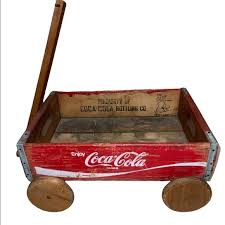 Coca Cola | Other | Rare Antique Vintage Coca Cola Wooden Wagon | Poshmark