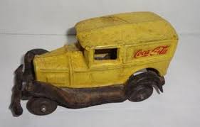 Vintage Coca Cola Reproduction Cast Iron Yellow and Black ...