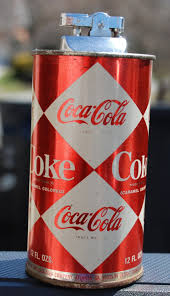 VINTAGE 5" Coke DIAMOND COCA-COLA CAN ** Advertising Lighter ...
