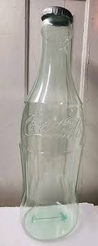Vintage Coca-Cola Green Tint Plastic Giant 24" Tall Soda ...