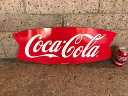 Official Coca-Cola Licensed Metal Coca-Cola Advertising Sign