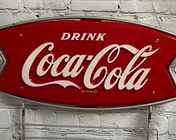 Large Vintage 36" Square Metal Enjoy Coca-cola Sign - Etsy Ireland