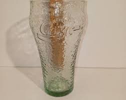 Vintage Coca-cola 16oz Green Glass - Etsy