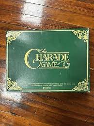 Vintage The Charade Game Pressman 1985 Party Family ...