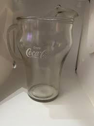 Vintage 1990s Coca Cola Glass Pitcher - Etsy