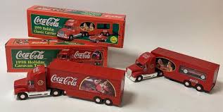 Lighted Coca Cola 1998 & 1999 Holiday Caravan Coke Delivery ...