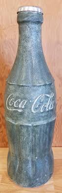 Vintage Cement Coca Cola Bottle Factory Display C.1930s | Chairish