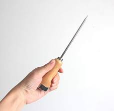 2 Pack Stainless Steel Ice Pick with Safety Wooden Handle for Kitchen – Advanced Mixology