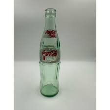 Vintage 1997 Green Glass Coca Cola Light Coke Bottle Made In ...