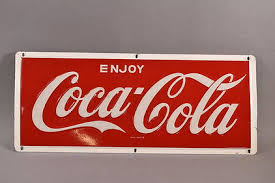 Enjoy Dixi Cola Tin Sign