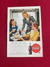 1947, Coca-Cola, Original Display Ad (Scarce / Vintage) | eBay