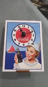 Working Coca-Cola Matchbox Clock in original box SIP N SAIL | eBay