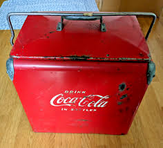 Vintage 1940's,1950's Coca Cola Cooler, Ice Chest, Original ...