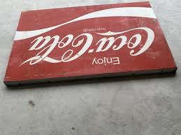 Original Metal “Enjoy Coca Cola” AM 63 Sign Panel 36” x 24 ...