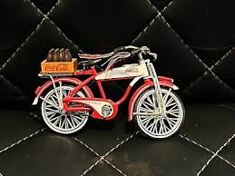 Coca Cola Bicycle Miniature Coke Die-Cast Metal Body Pedal ...