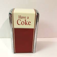 VTG 1992 Have A Coke Coca Cola Metal Paper Napkin Holder Dispenser Diner Decor | eBay