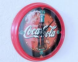 Vintage Coca Cola (coke) Advertising Wall Clock - VERY LARGE ...