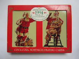 1994 Coca Cola Double Deck of Unopened Playing Cards With Tin | eBay