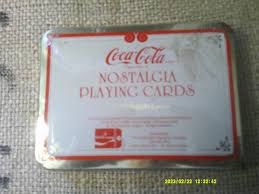Coca Cola Playing Cards, Santa Claus on Cards. Coke Tin New ...
