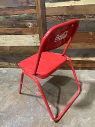 Set of 4 Coca Cola Metal Chairs-mexican-restaurant-bar-soda ...
