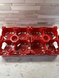 1997 Coca Cola 2L Bottle Crate Case Red Plastic Coke Carrier Tray holds 8 | eBay