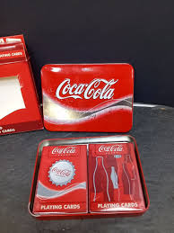 ❤️ Vintage Two Decks Of Coca Cola Playing Cards In ...