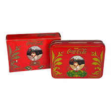 VTG Coca Cola Set (2) Decks PLAYING CARDS + TIN 7886 In Box 1 Sealed 1 Open Deck | eBay