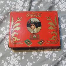 Coca-Cola Two Decks Of Playing Cards In Tin Box NEW ...