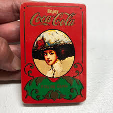 Vintage Playing Cards Enjoy Coca Cola Coke Lady NEW Sealed ...