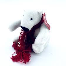 Coca Cola Coke Mini Plush Classic Iconic Polar Bear wit Holiday Red Scarf 4” NWT | eBay