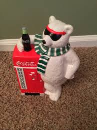 1997 Coca-Cola Cool Break Polar Bear Ceramic Cookie Jar | eBay
