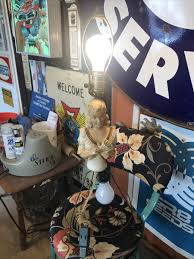 Chalkware Ceramic Doll Boudoir Lamp Lady Woman 25” Total Height | eBay