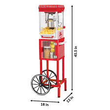 Nostalgia Retro Beautiful Home Countertop Popcorn Maker ...