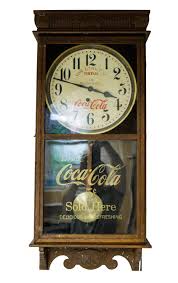 Sold at Auction: Coca Cola Reverse Painted Advertisement Clock