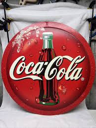 1980'S COCA COLA COKE Sign Round Plastic Bottle Cap 28 Inches | eBay