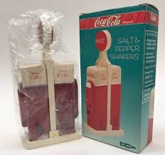 Gas Pump 1993 COCA-COLA Machine Salt & Pepper Shakers - Original Packaging | eBay