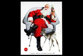 1956 Coca Cola Santa Original Magazine Ad - Haddon Sundblom ...
