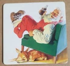 Coca Cola Santa Coaster
