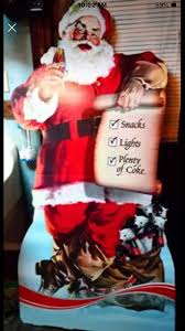 2005 holiday coca cola Christmas life size cardboard cutout ...