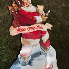 Coke Santa Display - Etsy New Zealand